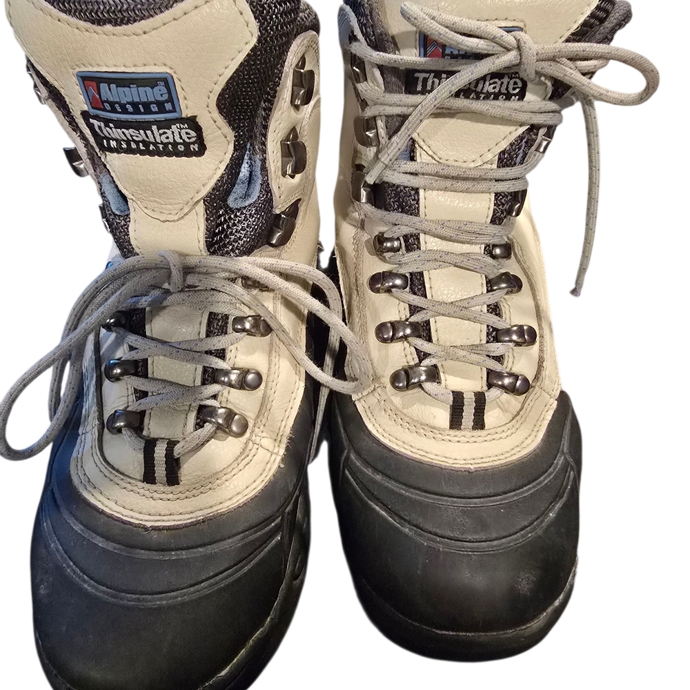 Womens Alpine Design Thinsulate Insulated Winter Boots Sz 9 - Picture 3 of 7